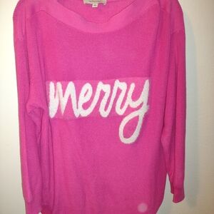 ASOS Bright Pink 'Merry' Sweater